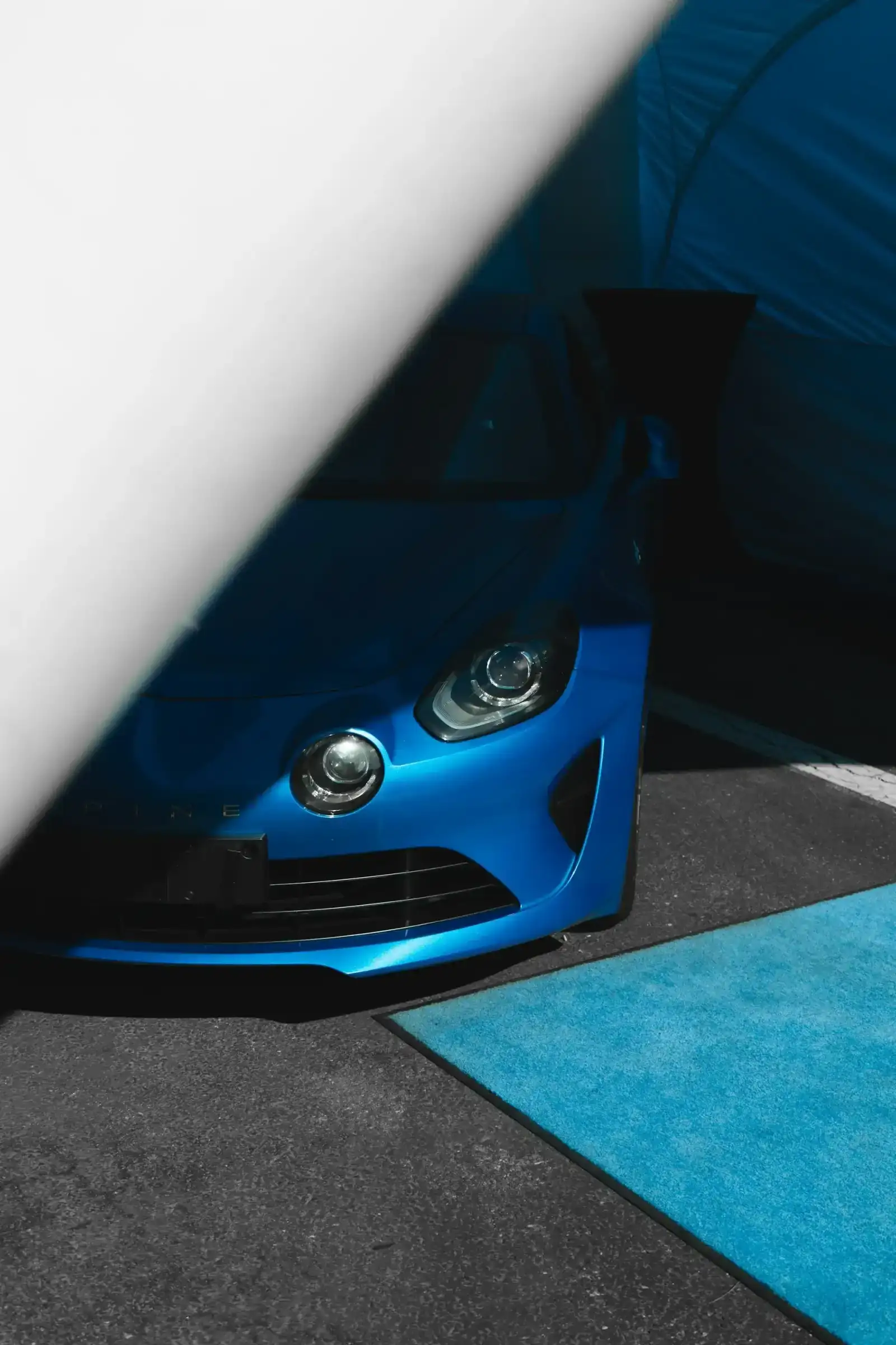 Alpine A110 bleue - Reprogrammation moteur Martigues